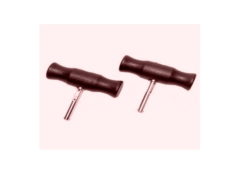 Lot de 2 poignées pour corde à piano