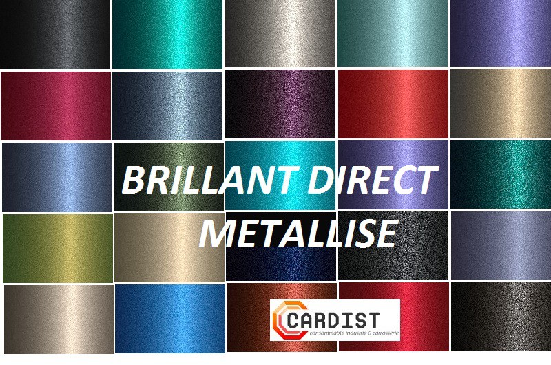 Peinture Métalisée brillant direct 4kg + 2kg de durcisseur  + diluant
