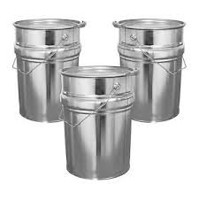 Seau en fer-blanc tôle 5 litres