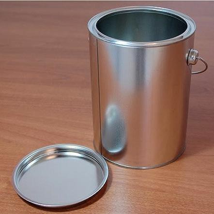 Seau en fer-blanc tôle 3 litres