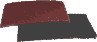 Abrasif fibre en tampon - RED BRITE SHEET ( sachet de 20)