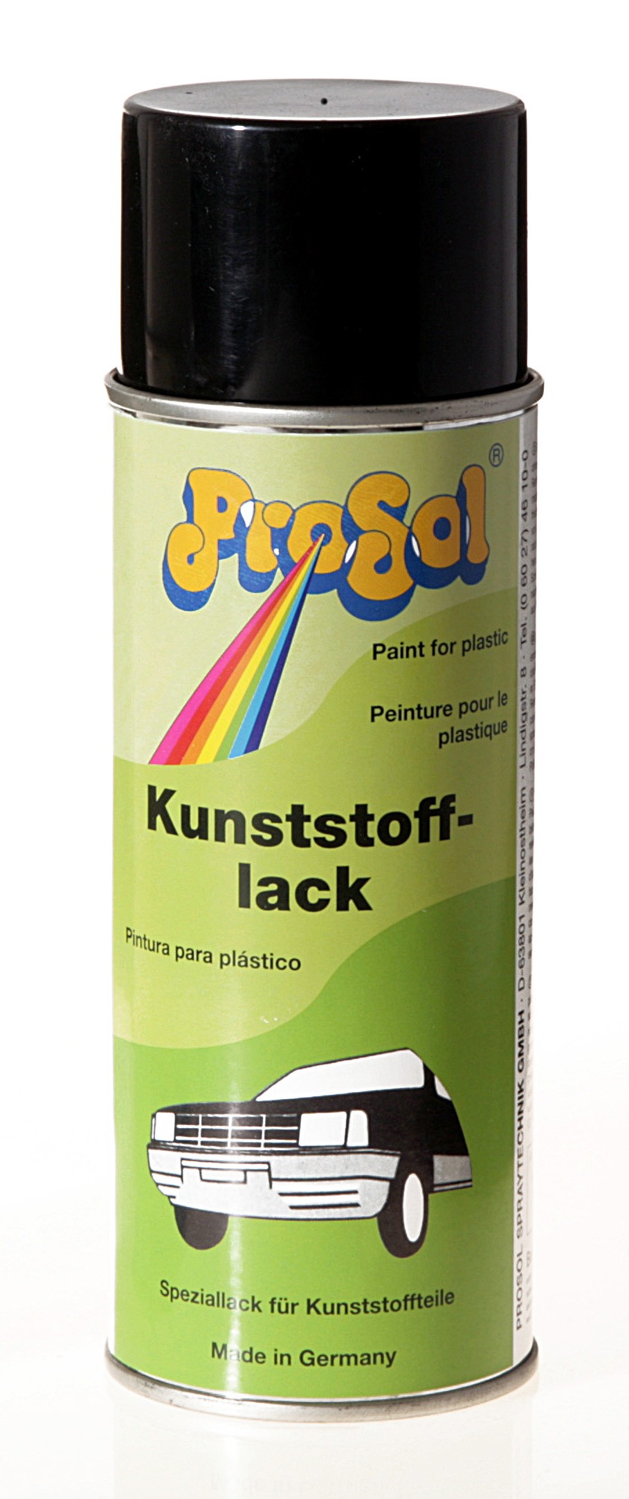Peinture noire pour le plastique spray 400ml